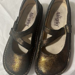 Alegria Dayna Gold Multi Shoes